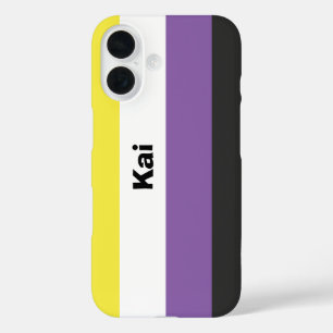 Name des nicht binären Strichs oder Monogramms iPhone 16 Hülle