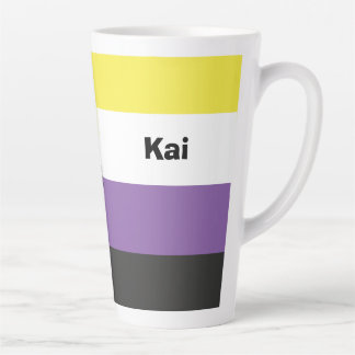 Name des nicht binären Strichs oder Monogramms Milchtasse