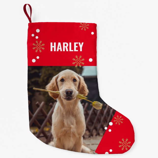 Name des niedlichen Fotos Kleiner Weihnachtsstrumpf (Vorderseite)