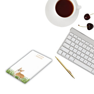 Name des niedlichen Pembroke Corgi Dog Monogram Post-it Klebezettel