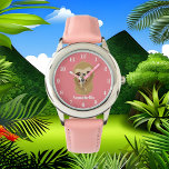 Name des niedlichen Slots Armbanduhr<br><div class="desc">Entwurf von www.etsy.com/shop/TheHappyGraphics</div>