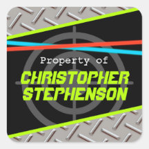 Name des personalisiert Boys Laser Tag-Themes