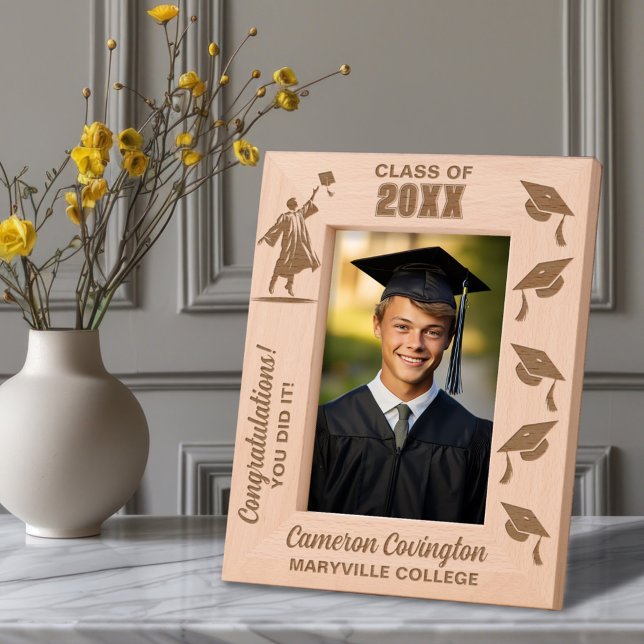 Name des personalisierten Abschlusses, Schule/Uni, Geätzte Rahmen (Von Creator hochgeladen)