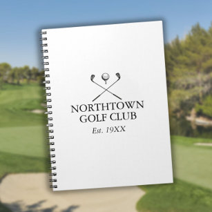 Name des personalisierten Classic Golf Clubs Notizblock