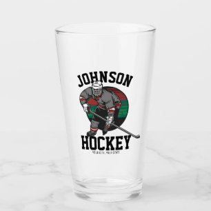Name des personalisierten Eishockey-Spielerteams Glas