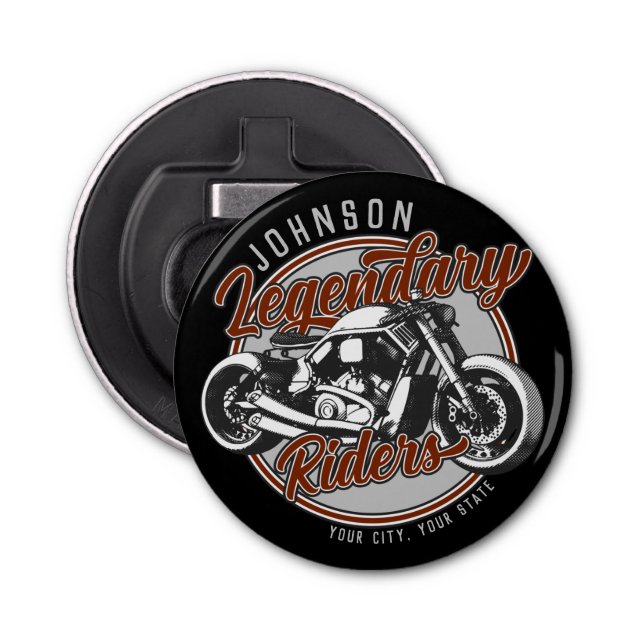 Name des personalisierten Fahrrads Flaschenöffner (Vorderseite)