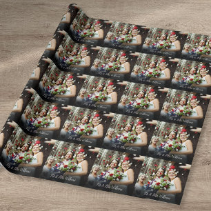 Name des personalisierten Fotos Geschenkpapier