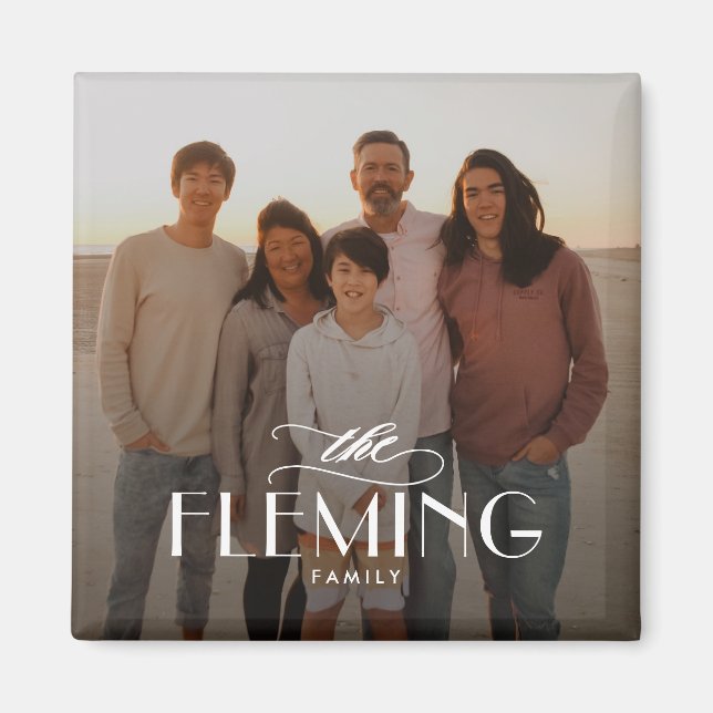 Name des Personalisierten Fotos Magnet (Vorne)