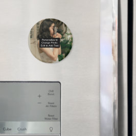 Name des Personalisierten Fotos Slogan RD Magnet