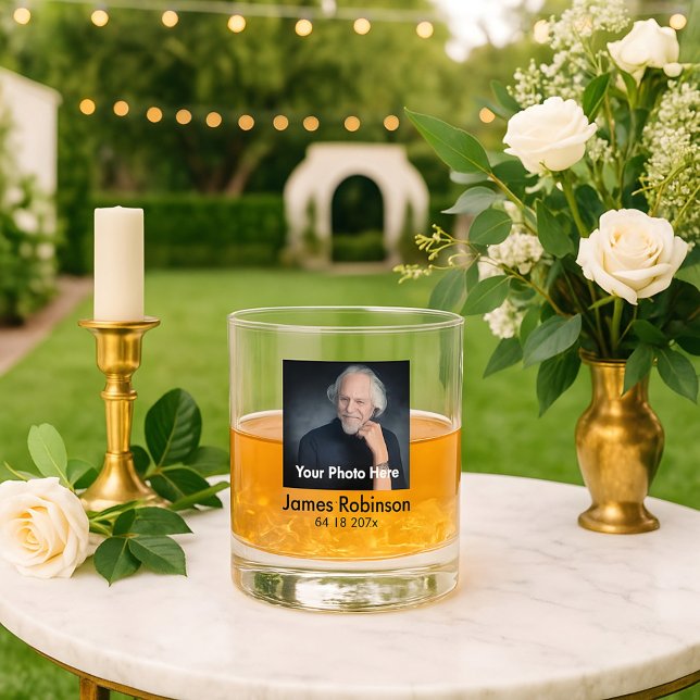 Name des personalisierten Fotos Whiskyglas (Von Creator hochgeladen)