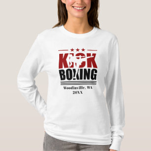 Name des personalisierten Kick Boxing Boxers T-Shirt