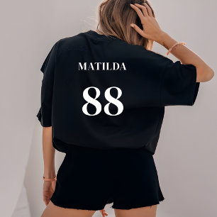 Name des personalisierten Mannschaftslogos Name Nu T-Shirt