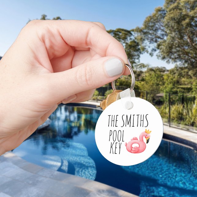 Name des personalisierten Pool-Schlüssels Schlüsselanhänger (Von Creator hochgeladen)