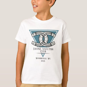 Name des personalisierten Reitortes T-Shirt