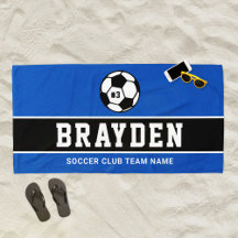 Name des personalisierten Royal Blue Soccer Player