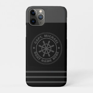 Name des personalisierten Schiffskapitäns Nautical Case-Mate iPhone Hülle