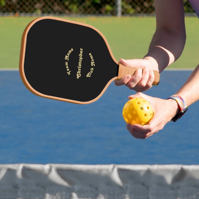 Name des Personalisierten Spielerteams im Coach-Cl Pickleball Schläger (InSitu)