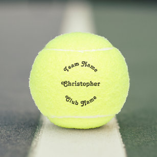 Name des Personalisierten Spielerteams im Coach-Cl Tennisbälle