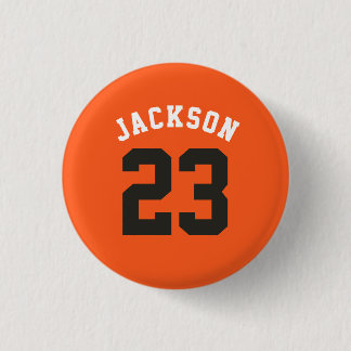 Name des personalisierten Sportteams Jersey Button