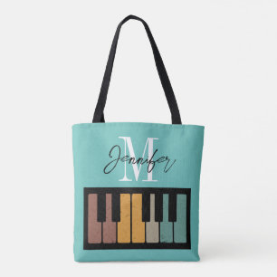 Name des Piano-Monogramms Retro Personalisiert