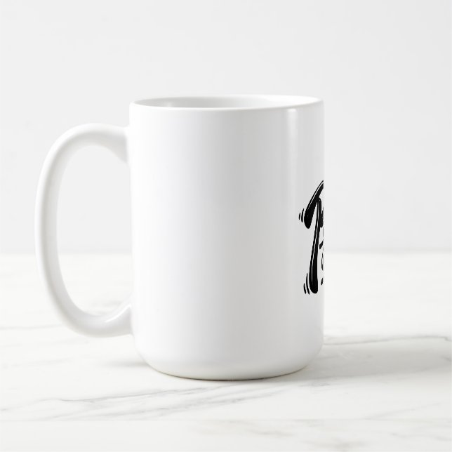 Name des Prinzen mit Kronenhemd Kaffeetasse (Links)