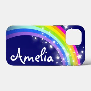 Name des Regenbogens am Nachthimmel iPhone 13 Mini Hülle