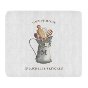 Name des rustikalen Bauernhauses Schneidebrett