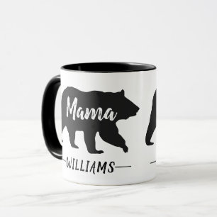 Name des Rustikalen Mama-Bären Tasse