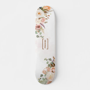 Name des rustikalen Monogramms für das Blutbild Skateboard