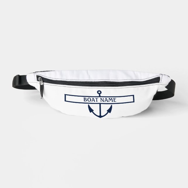 Name des Schiffes Anchor Bauchtasche (Vorderseite)