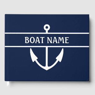 Name des Schiffes Anchor Gästebuch