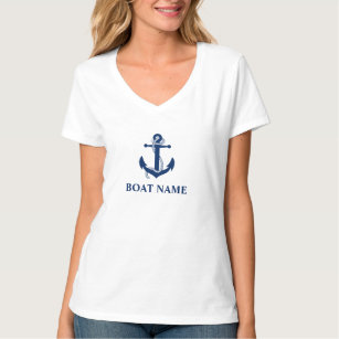 Name des Schiffes Anchor Rope W T-Shirt