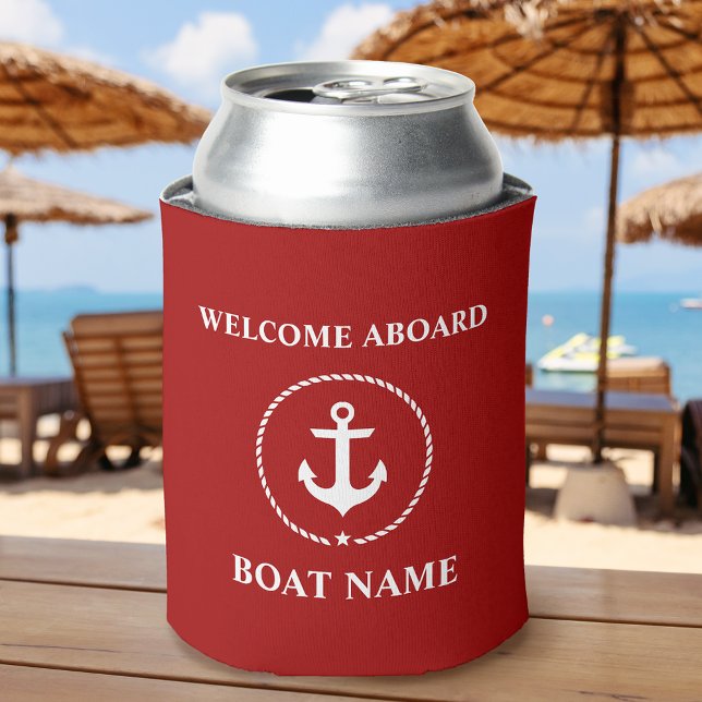 Name des Schiffes Anchor-Seil Willkommen auf dem r Dosenkühler (Customize to change text size or text style.)