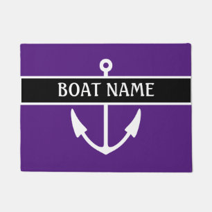 Name des Schiffes Dock Mat Fußmatte