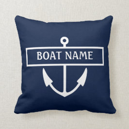 Name des Schiffes Kissen