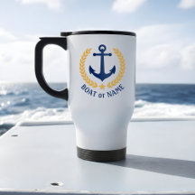 Name des Schiffes Nautical Anchor Gold Style Laure