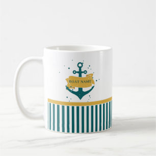 Name des Schiffes Personalisiert Kaffeetasse