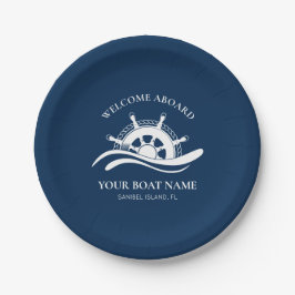 Name des Schiffes Willkommen auf der Marine des Sc Pappteller