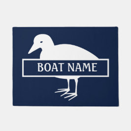 Name des Schiffs Bird Dock Mat Fußmatte