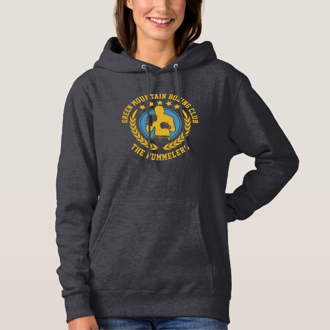 Name des Schulklub-Teams Hoodie (Vorderseite)