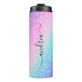 Name des schwarzen Skripts auf den Bokeh-Sternen,  Thermosbecher