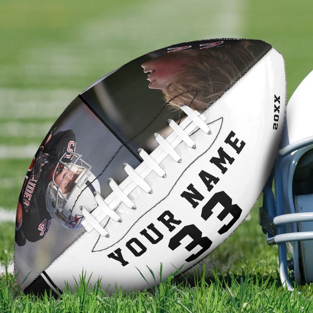 Name des Schwarzweißspielers Nummer 2 Foto Footbal Football (Von Creator hochgeladen)