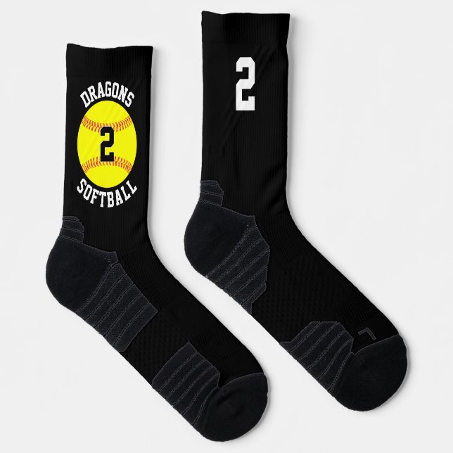 Name des Softwareteams und Nummer des Spielers Jer Socken (Rechts)