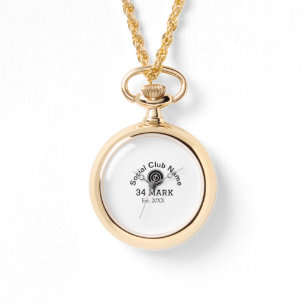 Name des sozialen Clubs hinzufügen Name des Mannsc Armbanduhr