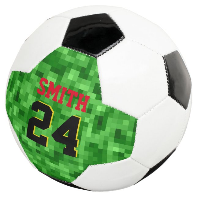 NAME DES Sports Ball Player NUMMER Pixilated Grass (Dreiviertel)