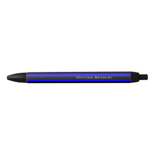 Name des Streifenpolizisten mit dünner blauer Lini Kugelschreiber