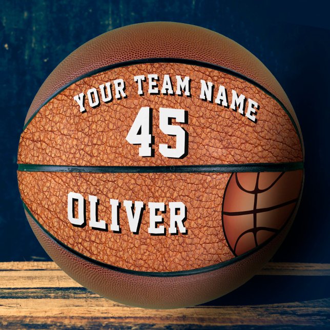 Name des Teams für Leather Print Player Basketball (Von Creator hochgeladen)