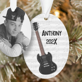 Name des Teen Boys der Black Gitarre Ornament