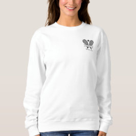 Name des Tennis-Mannschaftsklubs Mitarbeiter Sweatshirt