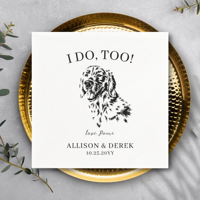 Name des Tieres Golden Retriever Zeichnend Hundefr Serviette (Von Creator hochgeladen)